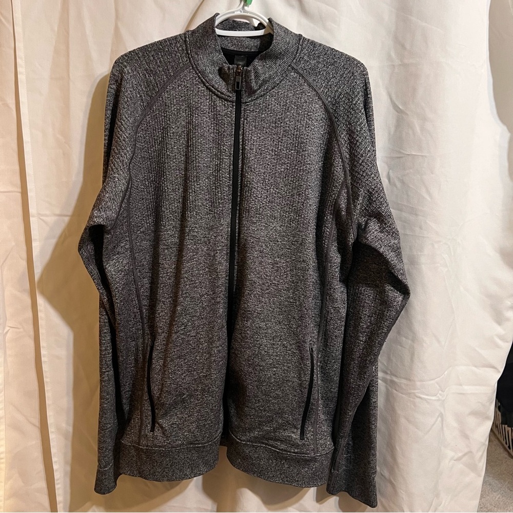 Lululemon Engineered Warmth Jacket Mens XXL White/Black Merino Wool